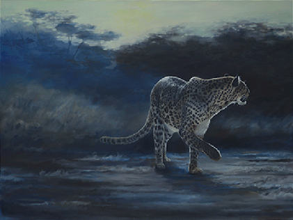 "Moonlight Shadow" • 18" x 24" Oil Painting