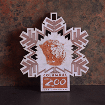 Columbus Zoo Leopard Ornament