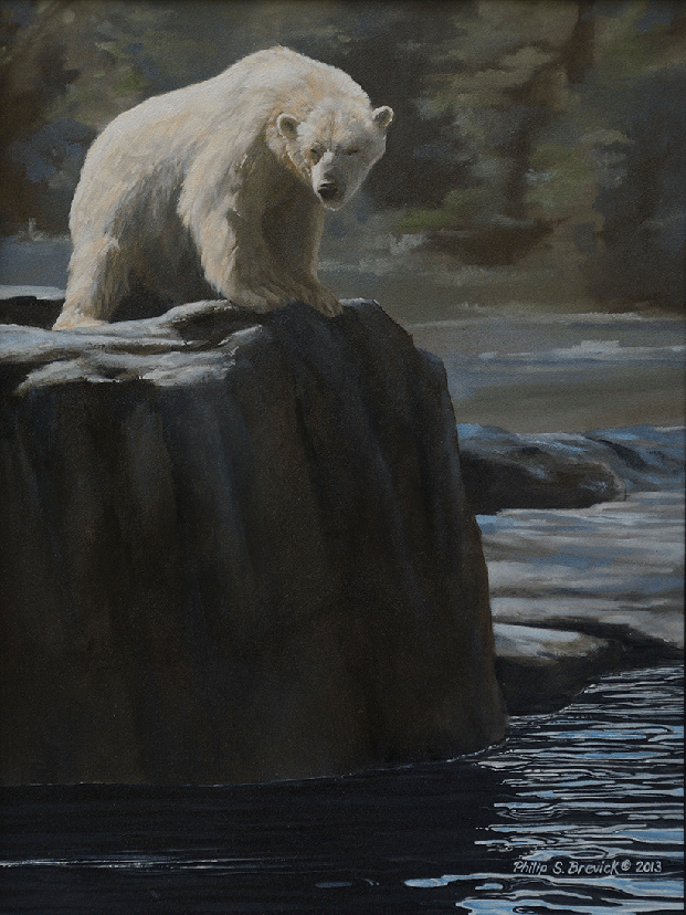 Polar Bear Oil Painting